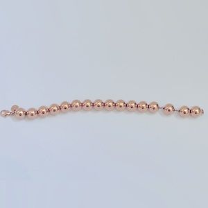 Tiffany & Co HardWear 18k Rose Gold 10mm Bead Bracelet size Small